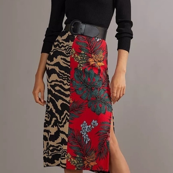 Anthropologie Dresses & Skirts - Anthropologie aldomartins contrast skirt xs new with tags